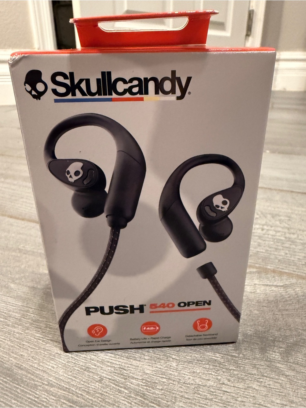 Skullcandy Push 540 Open Wireless Open-Ear Earbuds Black NEW Sealed